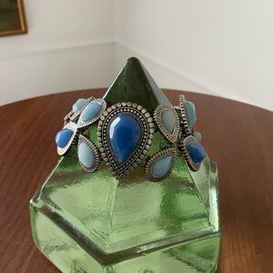 Vintage Lucky Brand blue stone bracelet